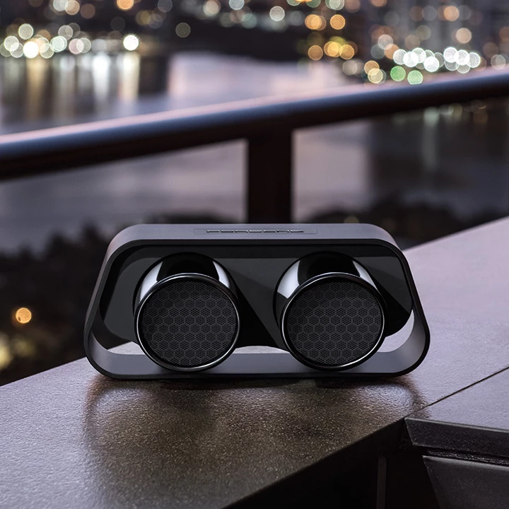Porsche Design's GT3-inspired speaker produces a different exhaust
